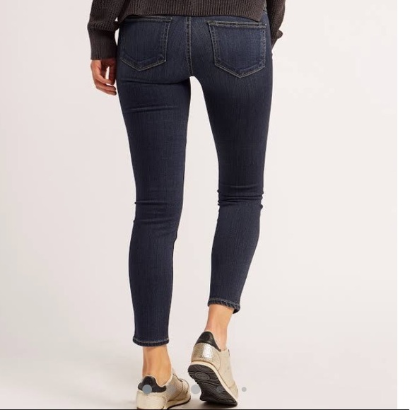 Paige dark wash Verdugo crop jeans size 25 - Picture 2 of 8